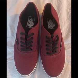 VANS burgundy/maroon Shoes
